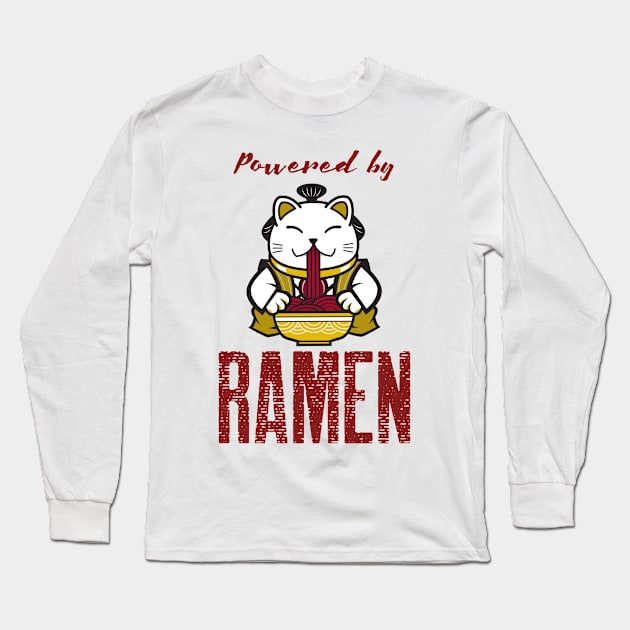 Powered by Ramen Long Sleeve T-Shirt by Harry C